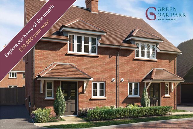 Thumbnail Semi-detached house for sale in West Horsley, Surrey