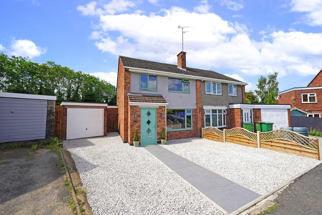 Thumbnail Semi-detached house for sale in Packer Avenue, Leicester Forest East, Leicester, Leicestershire