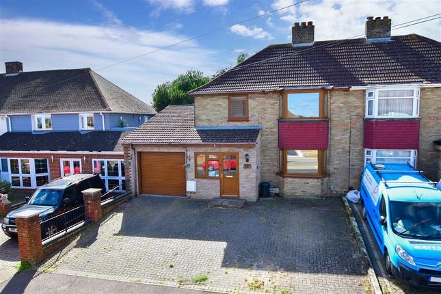 Thumbnail Semi-detached house for sale in Dunkirk Drive, Chatham, Kent