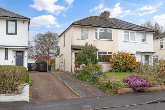 Semi-detached house for sale in Moorburn Avenue, Giffnock, East Renfrewshire