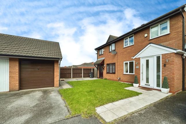 Thumbnail Semi-detached house for sale in Hilton Close, Leigh