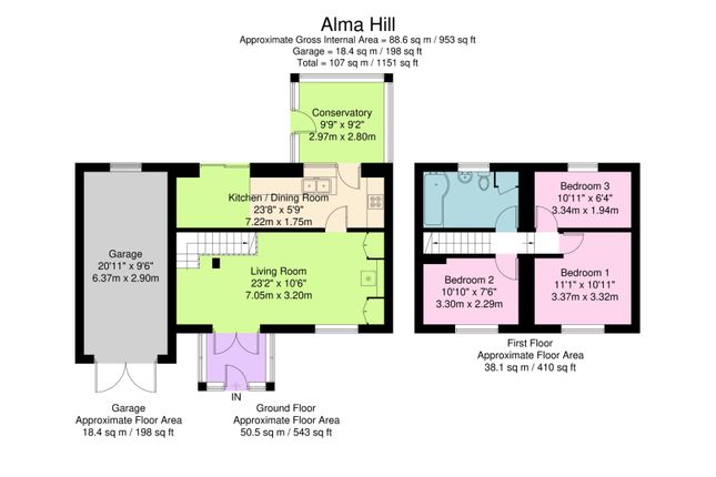 Semi-detached house for sale in Alma Hill, Kimberley