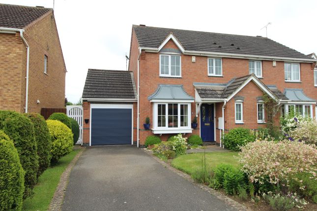 Thumbnail Semi-detached house for sale in Douglas Bader Drive, Lutterworth