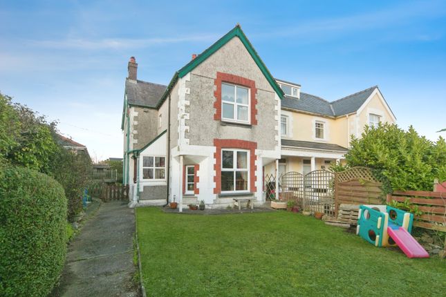 Thumbnail Semi-detached house for sale in Amlwch Road, Benllech, Anglesey, Sir Ynys Mon