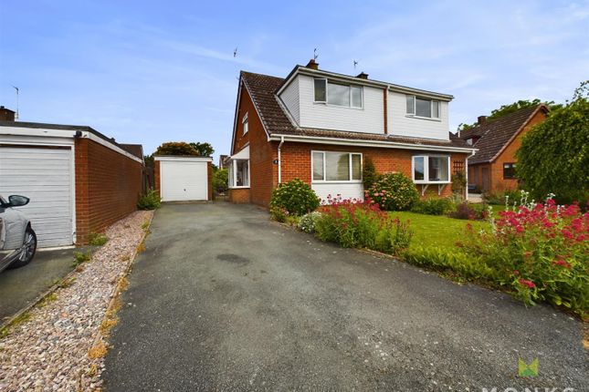 Thumbnail Semi-detached house for sale in Rosehill Close, Whittington, Oswestry
