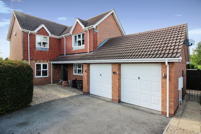 Thumbnail Detached house for sale in Larch Close, Ruskington, Sleaford