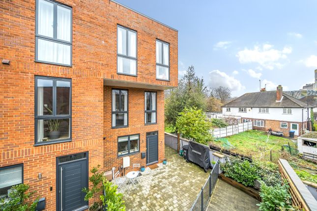 Thumbnail End terrace house to rent in Canalside Mews, Woking, Surrey