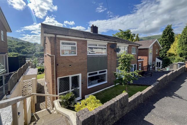 Thumbnail Semi-detached house for sale in Highfield Close, Risca, Newport