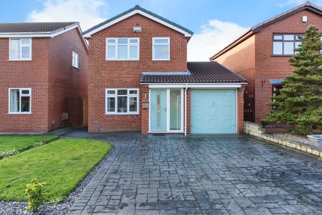 Thumbnail Detached house for sale in Oban Grove, Fearnhead, Warrington, Cheshire