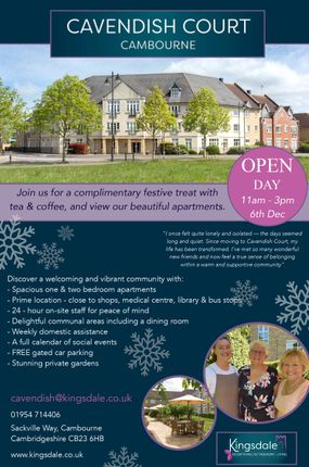 Cavendish A5 Advert 2025