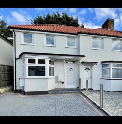 Thumbnail Semi-detached house for sale in Leighton Road, Enfield