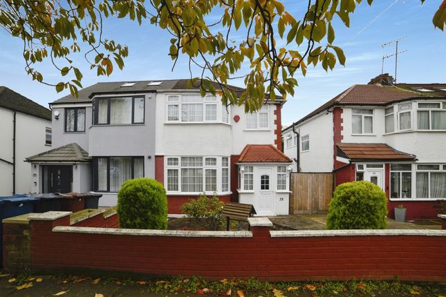Thumbnail Semi-detached house for sale in Somervell Road, Harrow