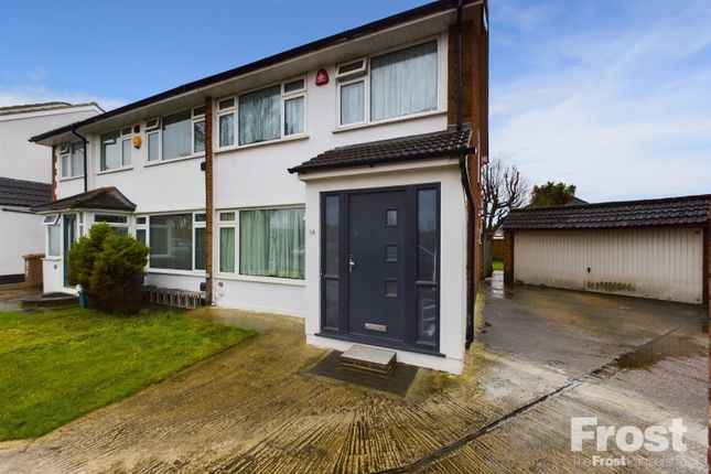 Thumbnail Semi-detached house for sale in Russell Drive, Stanwell, Middlesex, Surrey