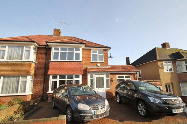 Thumbnail Semi-detached house to rent in Winchester Road, Northwood, Middlesex