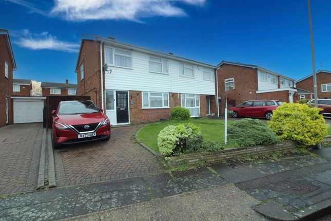 Semi-detached house for sale in Redgrave Gardens, Luton
