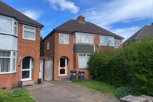 Thumbnail Semi-detached house for sale in 28 Sylvan Avenue, Birmingham, West Midlands