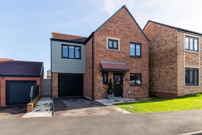 Thumbnail Detached house for sale in Deleval Crescent, Earsdon View, Newcastle Upon Tyne