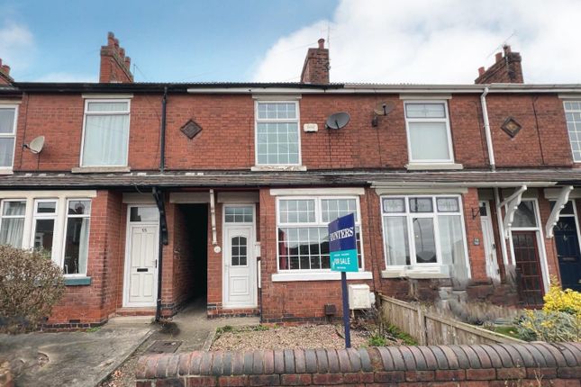Thumbnail Terraced house for sale in Handley Road, New Whittington, Chesterfield