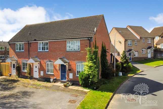 Thumbnail End terrace house for sale in Marston Drive, Manor Park, Newbury, Berkshire