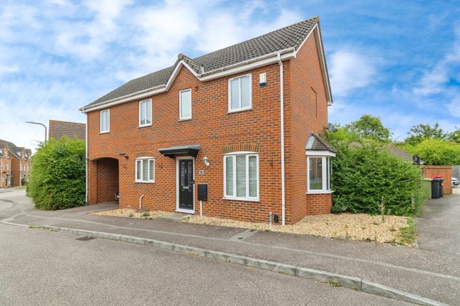 Thumbnail Detached house for sale in Edwards Croft, Bradville, Milton Keynes, Buckinghamshire