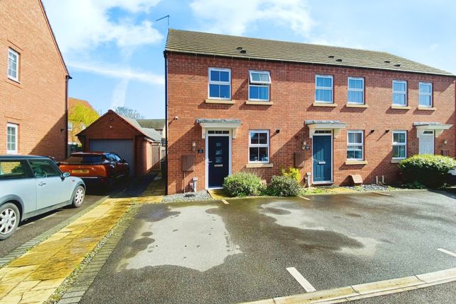 Thumbnail Town house for sale in Pickard Way, Leicester Forest East