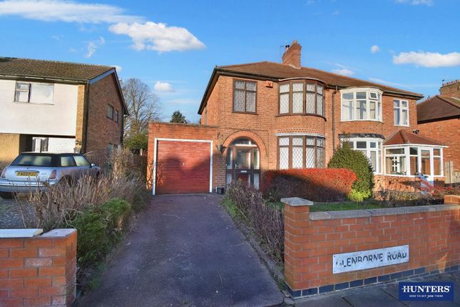 Thumbnail Semi-detached house for sale in Glenborne Road, Leicester