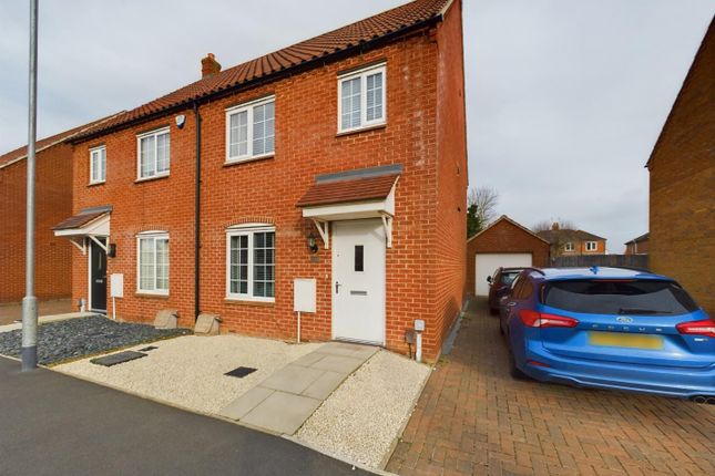 Thumbnail Semi-detached house to rent in Kirk Road, Branston, Lincoln