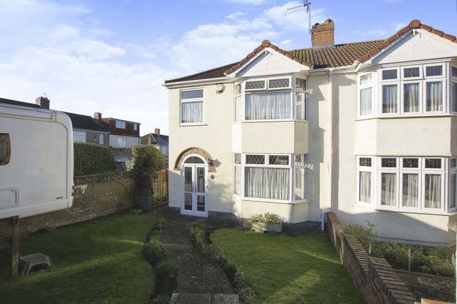 Thumbnail Semi-detached house for sale in Elbury Avenue, Kingswood, Bristol