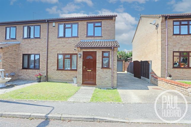 Thumbnail Semi-detached house for sale in Paddock Wood Close, Carlton Colville
