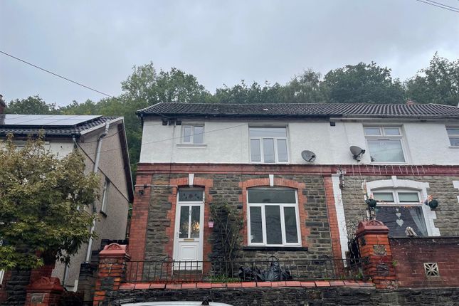 Thumbnail End terrace house to rent in Gwyddon Road, Abercarn, Newport