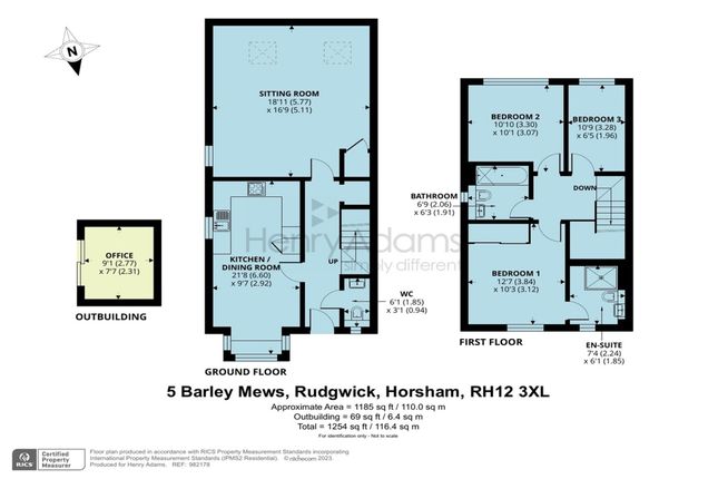 End terrace house for sale in Barley Mews, Rudgwick