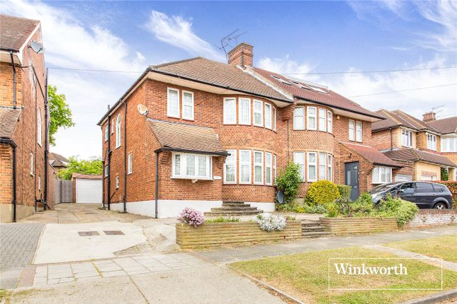 Thumbnail Semi-detached house to rent in Michleham Down, Woodside Park, London