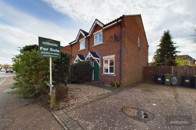 Semi-detached house for sale in Shelfanger Road, Roydon, Diss, Norfolk
