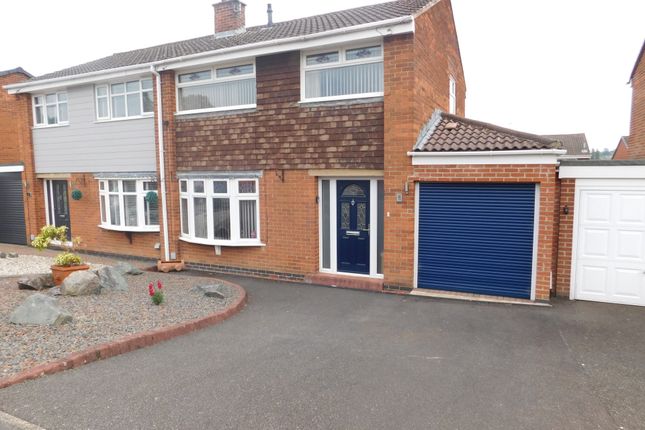 Thumbnail Semi-detached house for sale in Shakespeare Close, Swadlincote