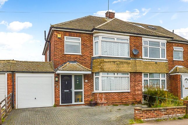 Semi-detached house for sale in Leafields, Houghton Regis, Dunstable, Bedfordshire