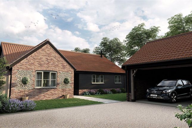 Thumbnail Bungalow for sale in Cherry Tree Close, Wortham, Diss, Norfolk