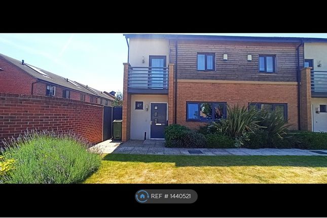 Thumbnail Semi-detached house to rent in Hawksbill Way, Peterborough