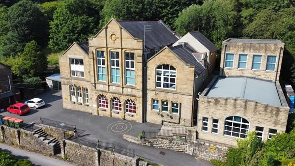Thumbnail Land for sale in The Old School, Jumps Road, Todmorden