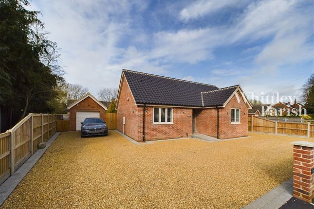 Thumbnail Bungalow for sale in Station Road, Aslacton, Norwich