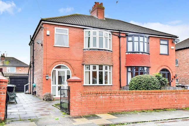 Thumbnail Semi-detached house for sale in Melfort Avenue, Stretford, Manchester, Greater Manchester