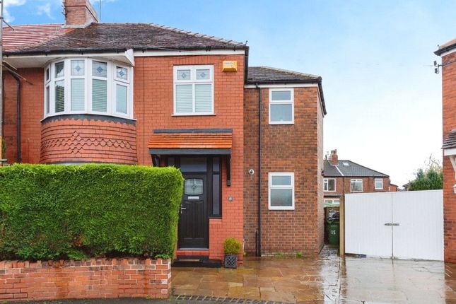 Thumbnail Semi-detached house for sale in Hollymount Avenue, Offerton, Stockport, Cheshire