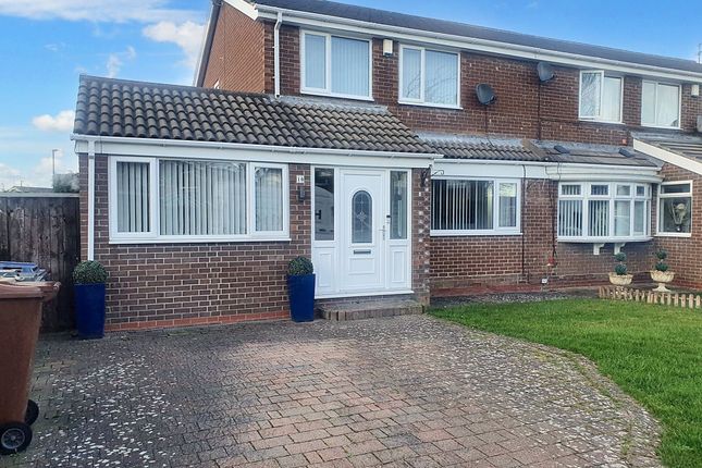 Thumbnail Semi-detached house for sale in Somerton Court, Newcastle Upon Tyne