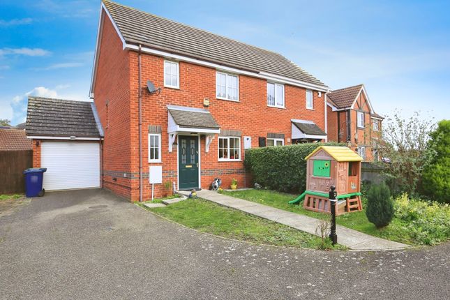 Thumbnail Semi-detached house for sale in Hutchinson Close, Manea, March