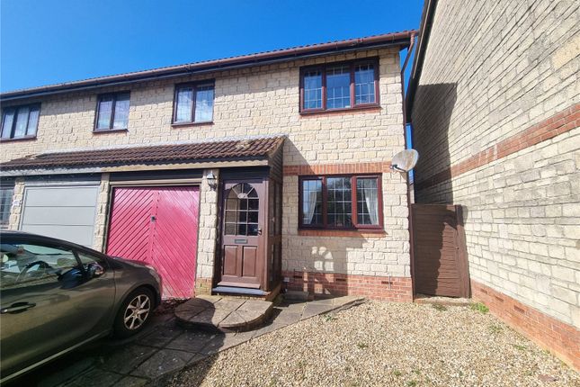 Thumbnail Semi-detached house for sale in Priston Close, Weston-Super-Mare, Somerset