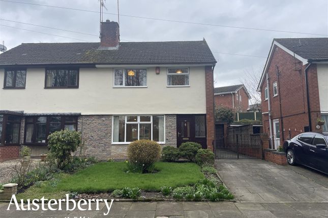Semi-detached house for sale in Sheridan Gardens, Longton, Stoke-On-Trent