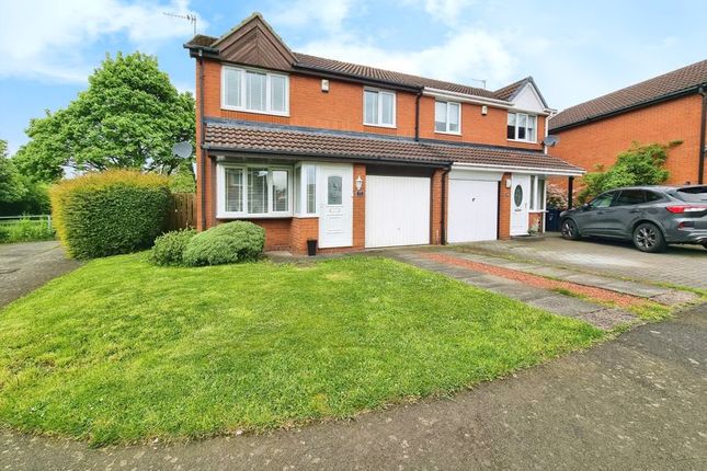 Thumbnail Semi-detached house for sale in Swanton Close, Westerhope, Newcastle Upon Tyne