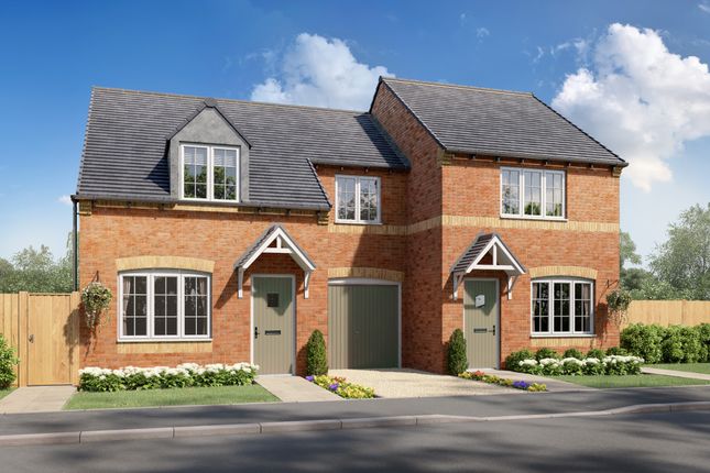 Thumbnail Semi-detached house for sale in "Woodford" at Grebe Way, Langold, Worksop