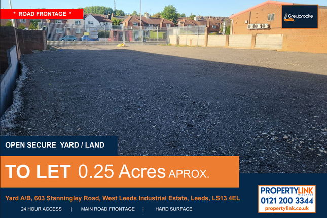 Thumbnail Land to let in Stanningley Road, Leeds