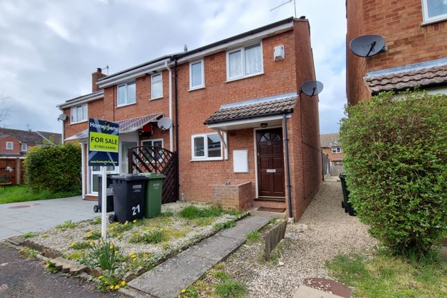 Thumbnail End terrace house for sale in The Hidage, Littleworth, Worcester