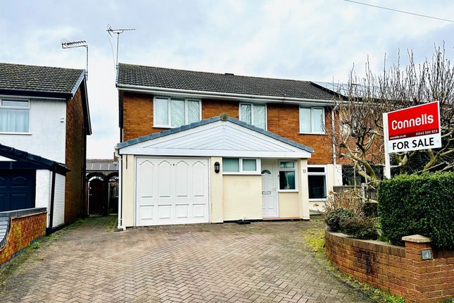 Thumbnail Semi-detached house for sale in Alwyn Close, Great Wyrley, Walsall